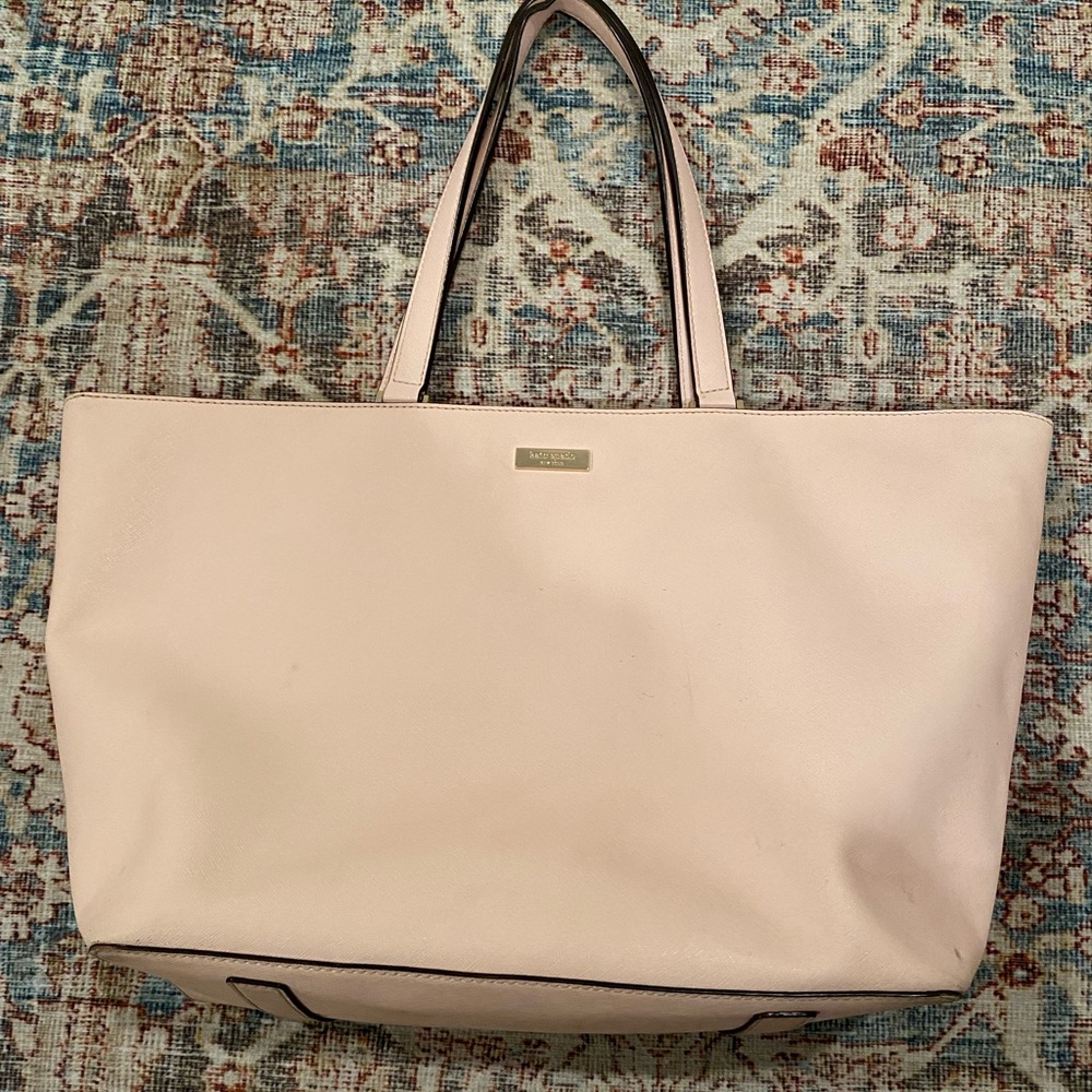 Kate Spade Light Pink Leather Tote